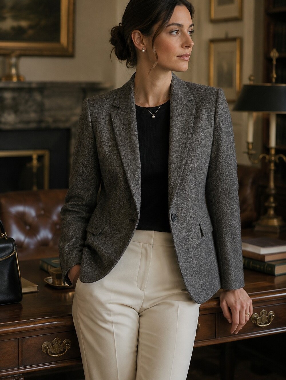 J.Crew 100% Wool Blazer Jacket | Size 6 | Classic Career | Timeless Tailored |